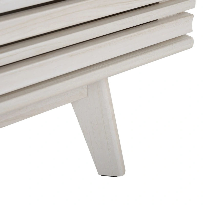 SAFAVIEH Teela Meuble TV multimédia de rangement Noyer 59 pouces - 59 L x 15 P x 19 H - 59Lx15Px19H