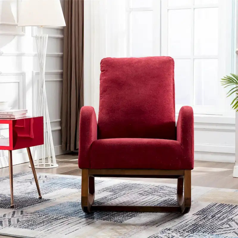 Nowoczesny salon Wygodny fotel bujany