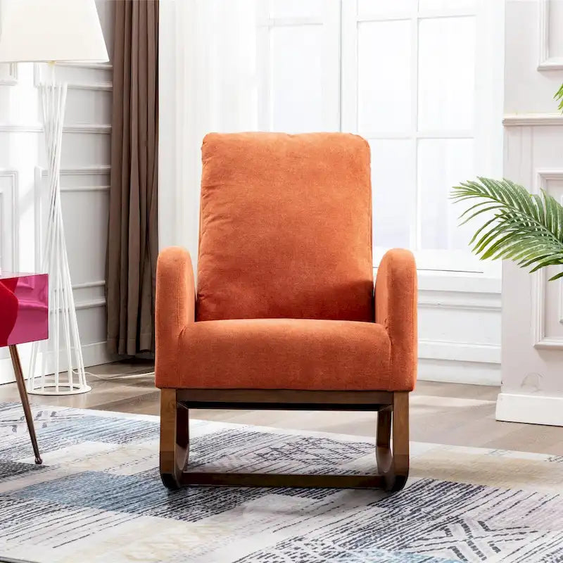 Nowoczesny salon Wygodny fotel bujany