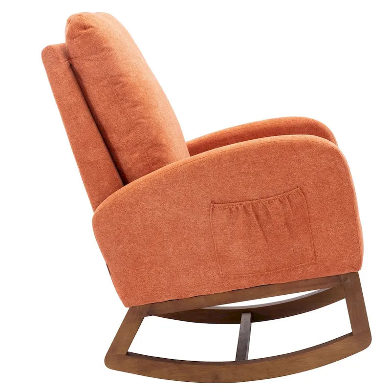 Nowoczesny salon Wygodny fotel bujany