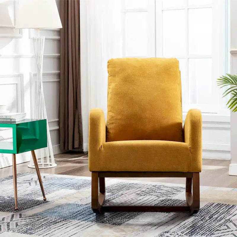Nowoczesny salon Wygodny fotel bujany