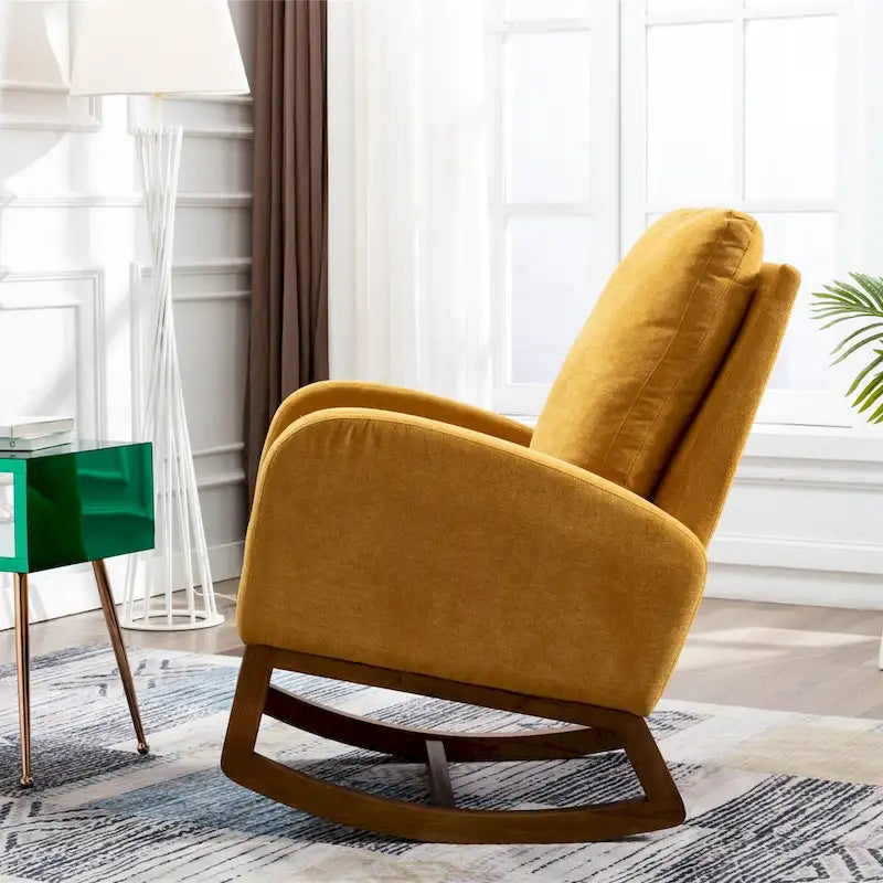 Nowoczesny salon Wygodny fotel bujany