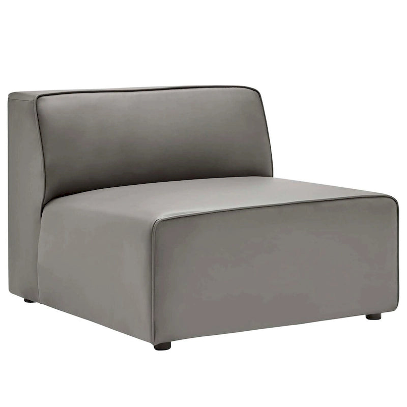 Narożna sofa trzyczęściowa Mingle ze skóry wegańskiej