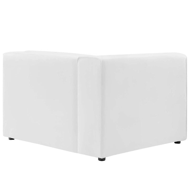 Narożna sofa trzyczęściowa Mingle ze skóry wegańskiej