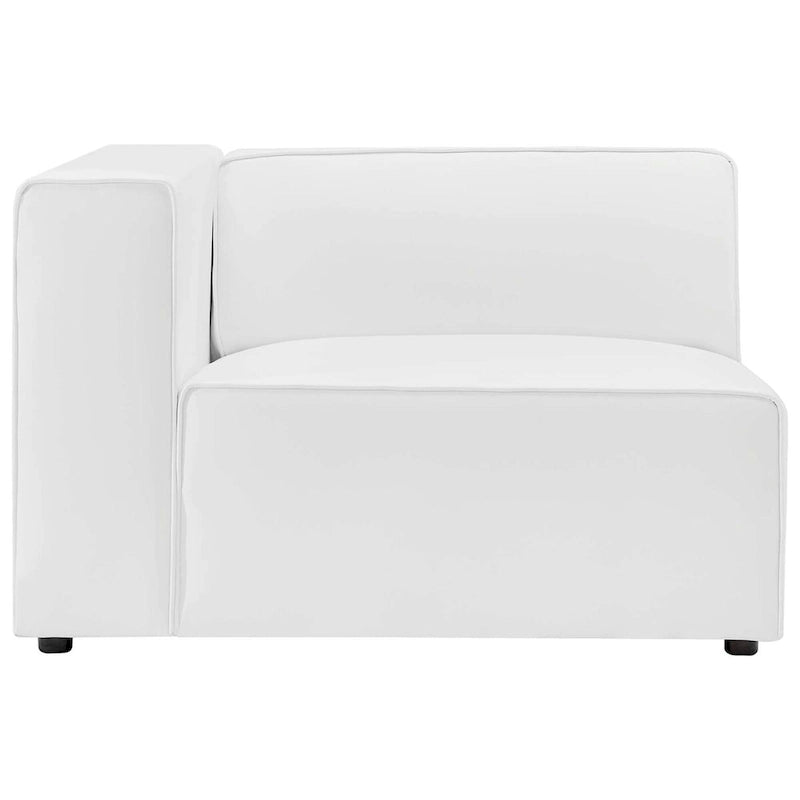Narożna sofa trzyczęściowa Mingle ze skóry wegańskiej