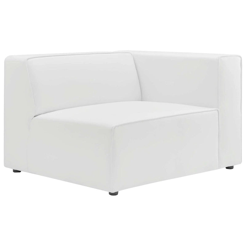 Narożna sofa trzyczęściowa Mingle ze skóry wegańskiej