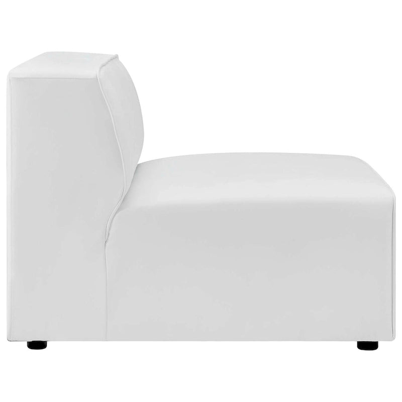Narożna sofa trzyczęściowa Mingle ze skóry wegańskiej