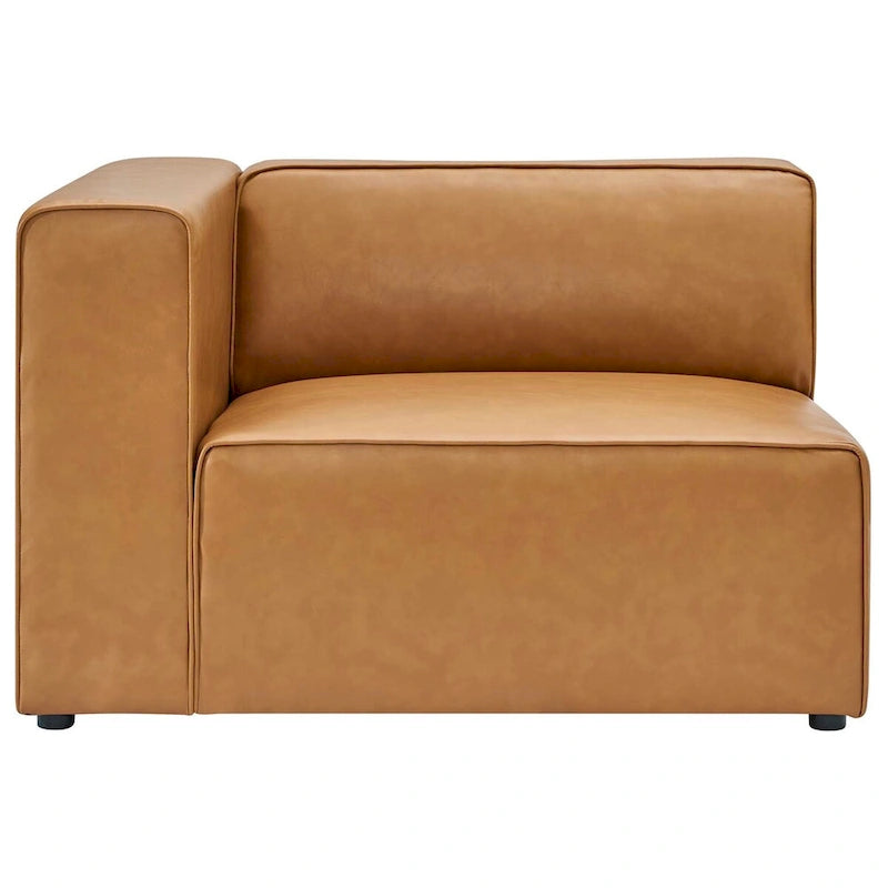 Narożna sofa trzyczęściowa Mingle ze skóry wegańskiej