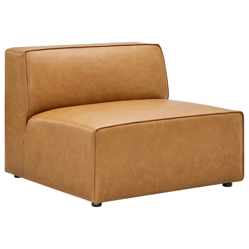 Narożna sofa trzyczęściowa Mingle ze skóry wegańskiej