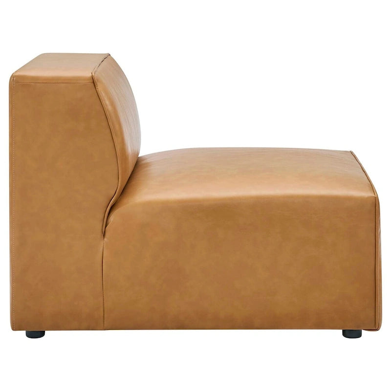 Narożna sofa trzyczęściowa Mingle ze skóry wegańskiej