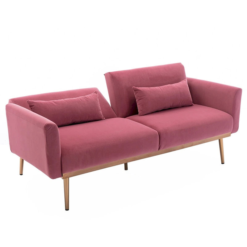 Sofa rozkładana Clihome Biscuit z materacem