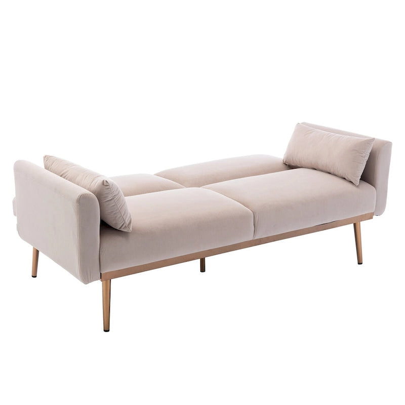 Sofa rozkładana Clihome Biscuit z materacem