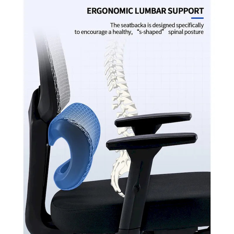 Ergonomiczne krzesło biurowe z podnóżkiem, krzesło biurowe na gumowych kółkach