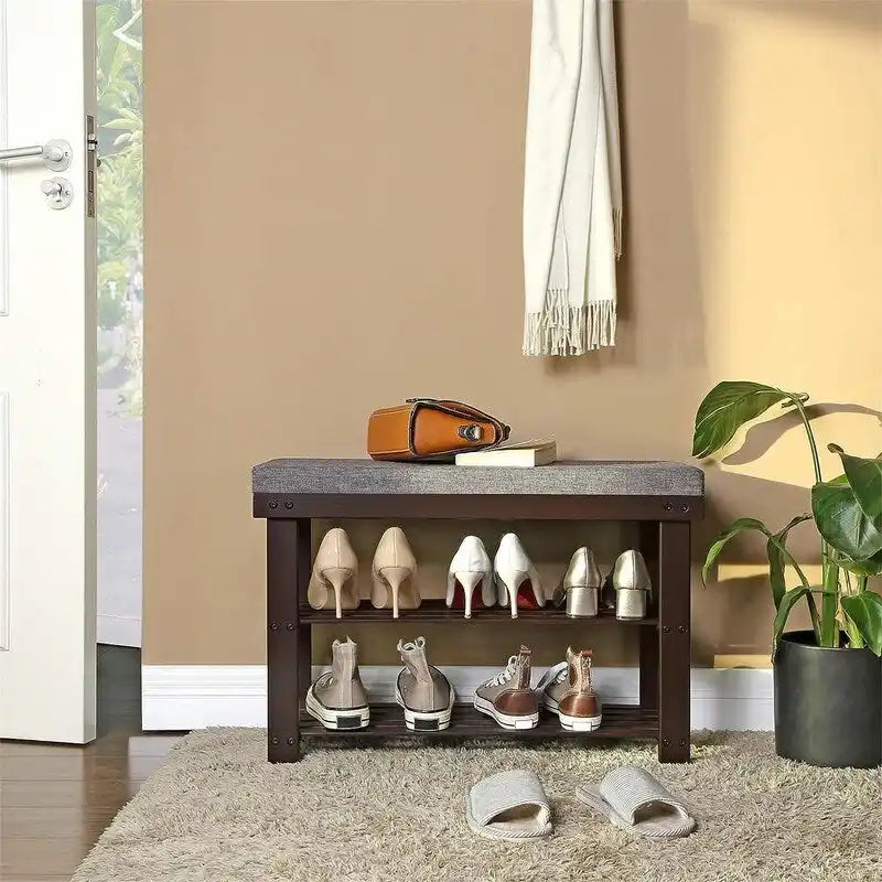 3-poziomowy stojak na buty - 11,4D x 28W x 19,3H