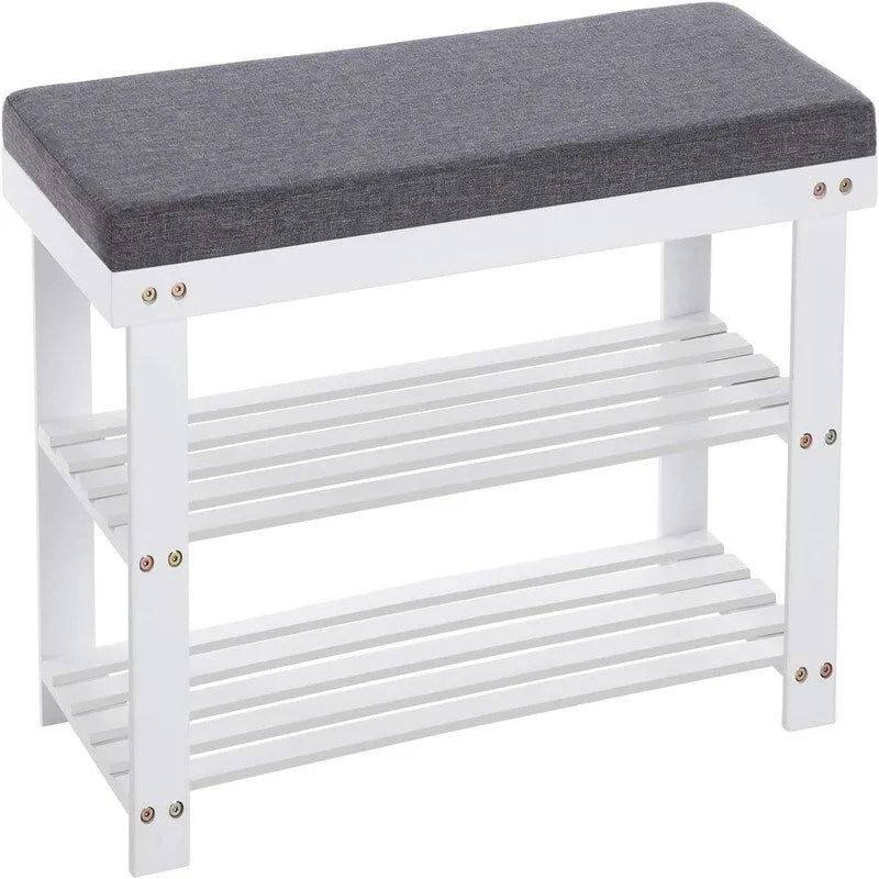 3-poziomowy stojak na buty - 11,4D x 28W x 19,3H