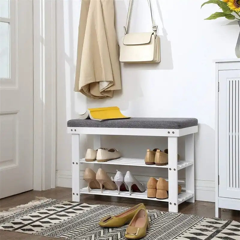 3-poziomowy stojak na buty - 11,4D x 28W x 19,3H
