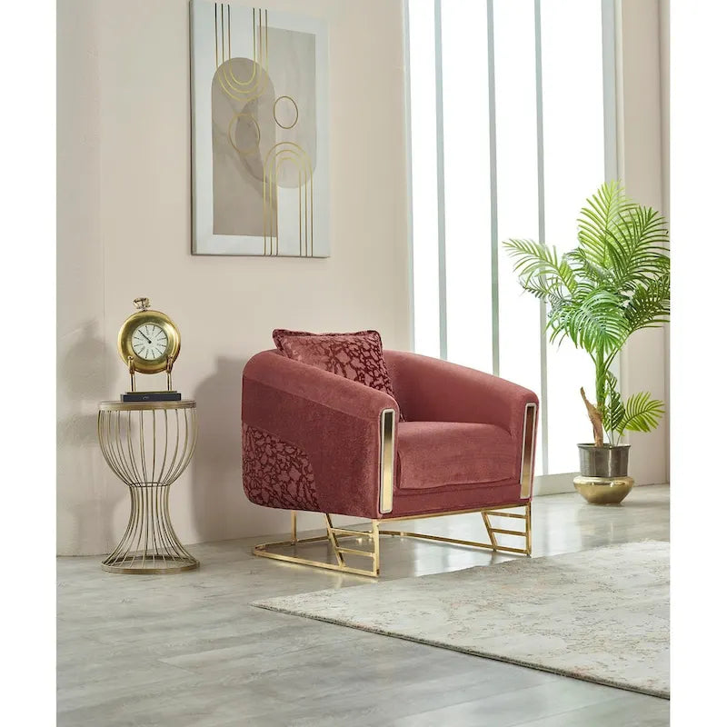 Zestaw Roseau 2-częściowy do salonu (1 Sofa i 1 Fotel)