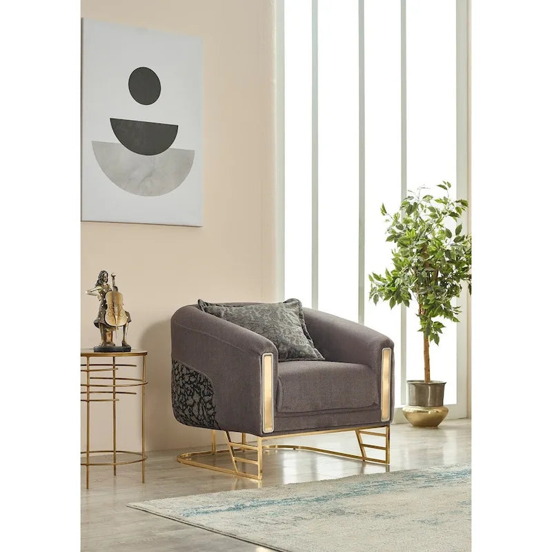 Zestaw Roseau 2-częściowy do salonu (1 Sofa i 1 Fotel)