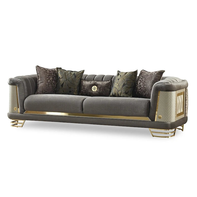 Zestaw Roseau 2-częściowy do salonu (1 Sofa i 1 Fotel)