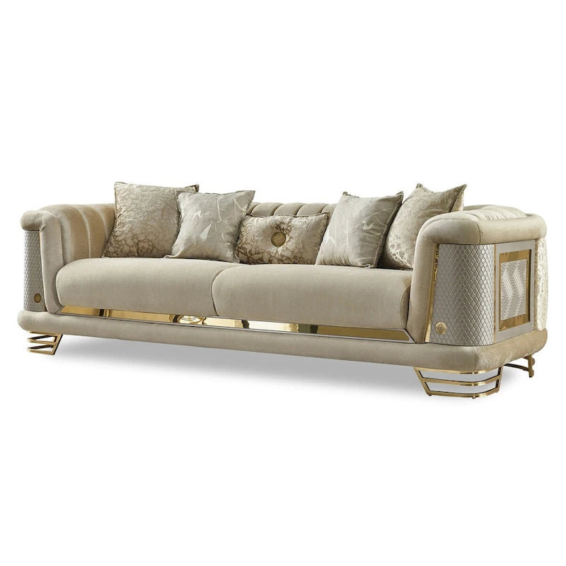 Zestaw Roseau 2-częściowy do salonu (1 Sofa i 1 Fotel)