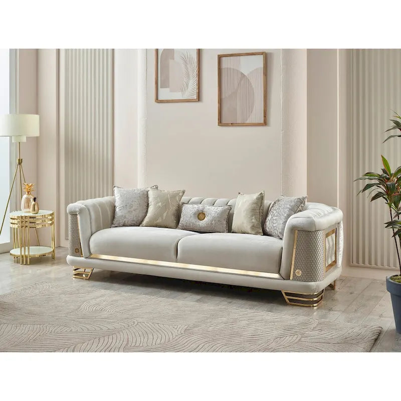 Zestaw Roseau 2-częściowy do salonu (1 Sofa i 1 Fotel)