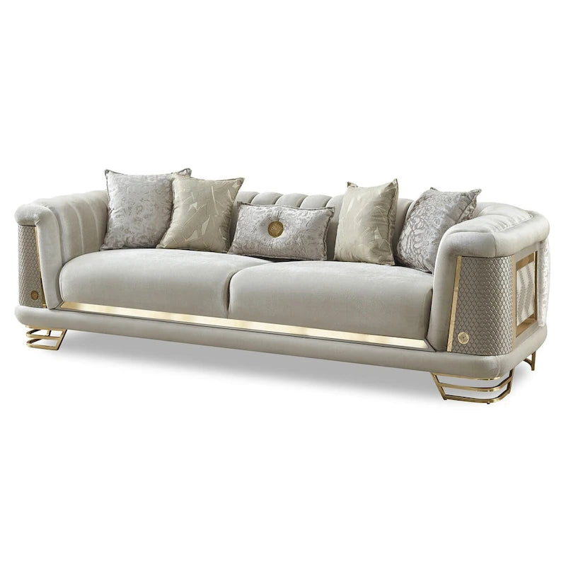 Zestaw Roseau 2-częściowy do salonu (1 Sofa i 1 Fotel)