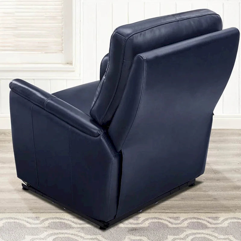 Fauteuil inclinable zéro gravité en cuir pleine fleur avec appuie-tête motorisé Hydeline Layla