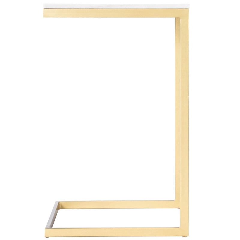 Table d'appoint en marbre Lawler