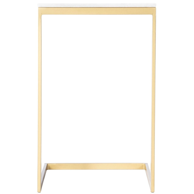 Table d'appoint en marbre Lawler