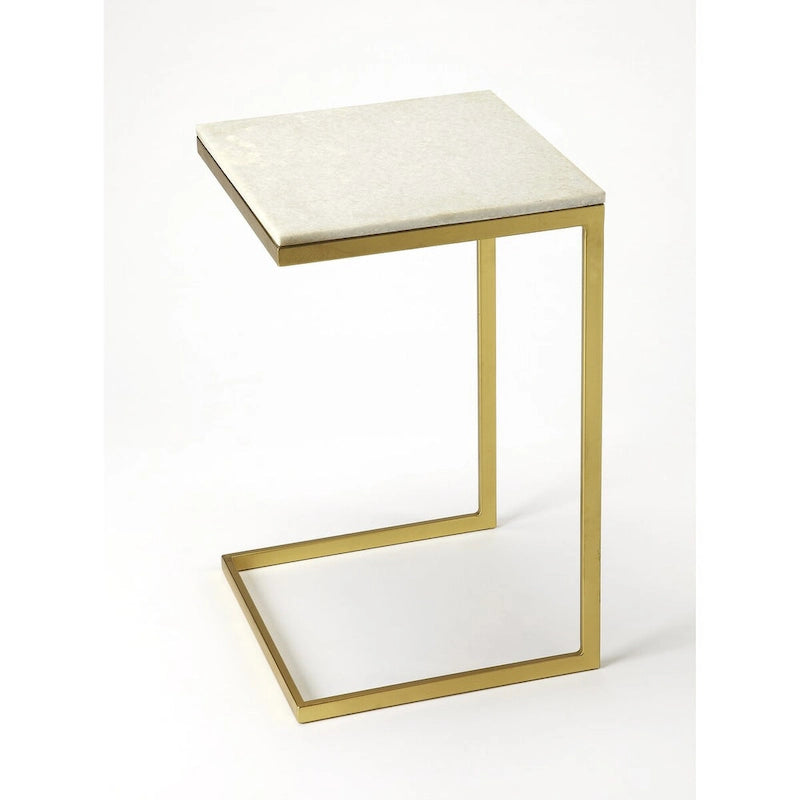 Table d'appoint en marbre Lawler