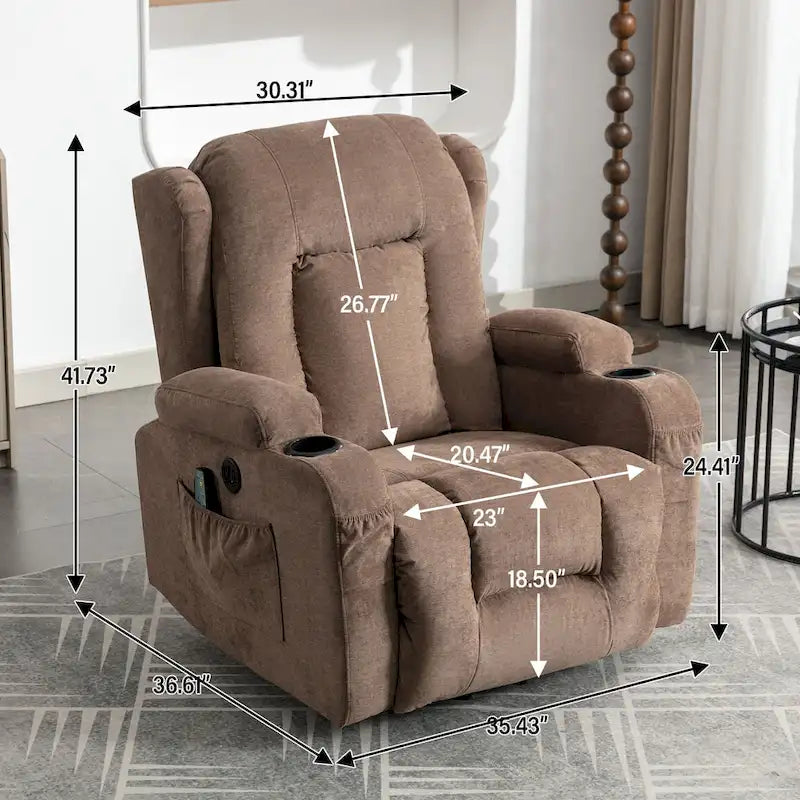 Fauteuil inclinable releveur pour personnes âgées