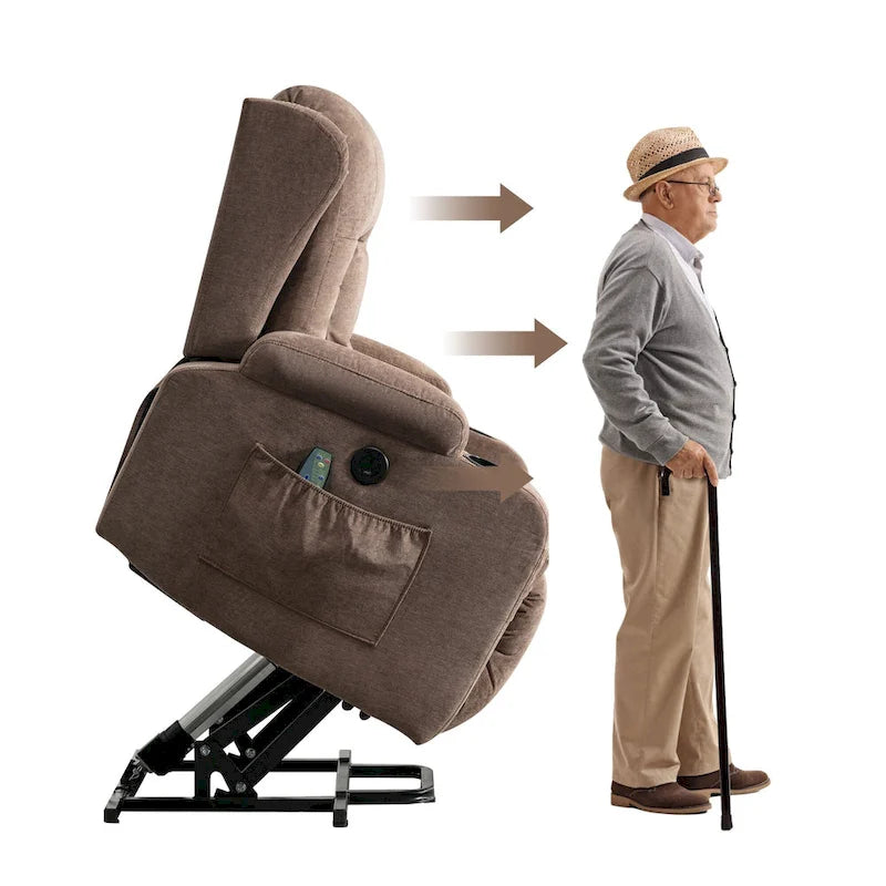 Fauteuil inclinable releveur pour personnes âgées