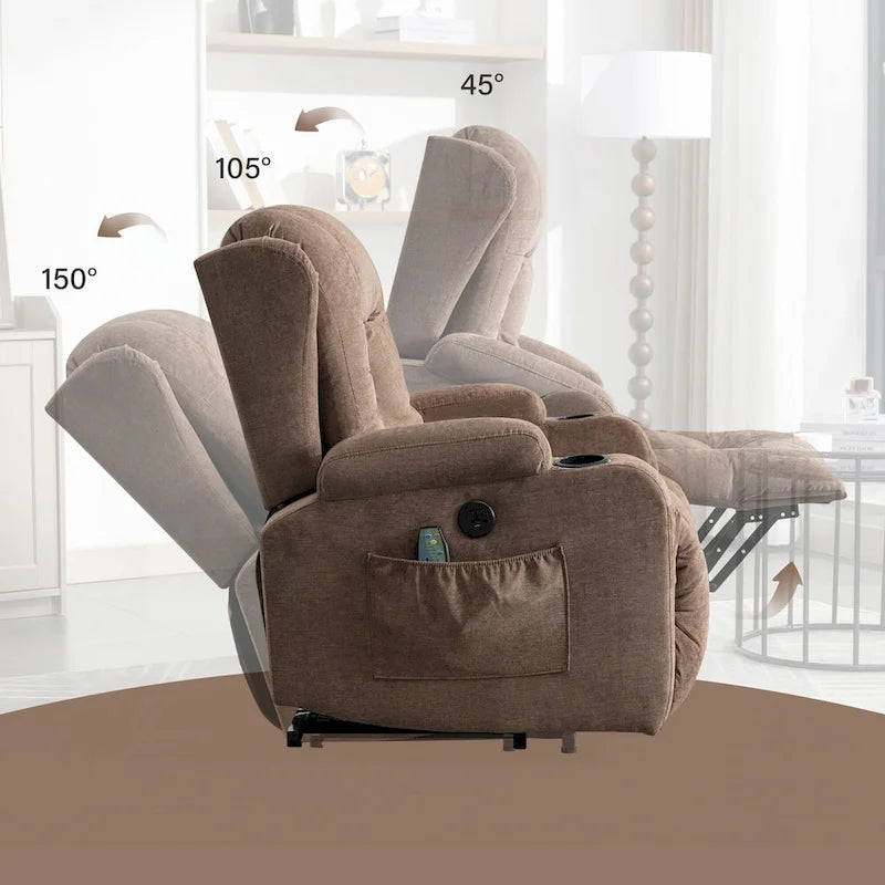 Fauteuil inclinable releveur pour personnes âgées