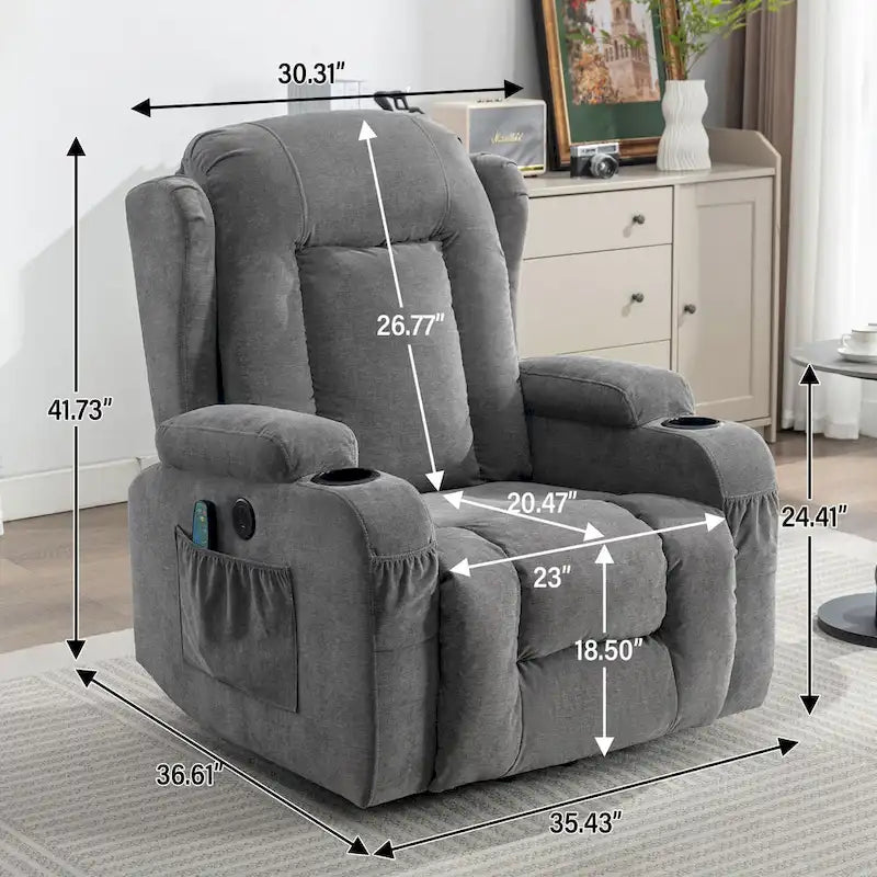 Fauteuil inclinable releveur pour personnes âgées