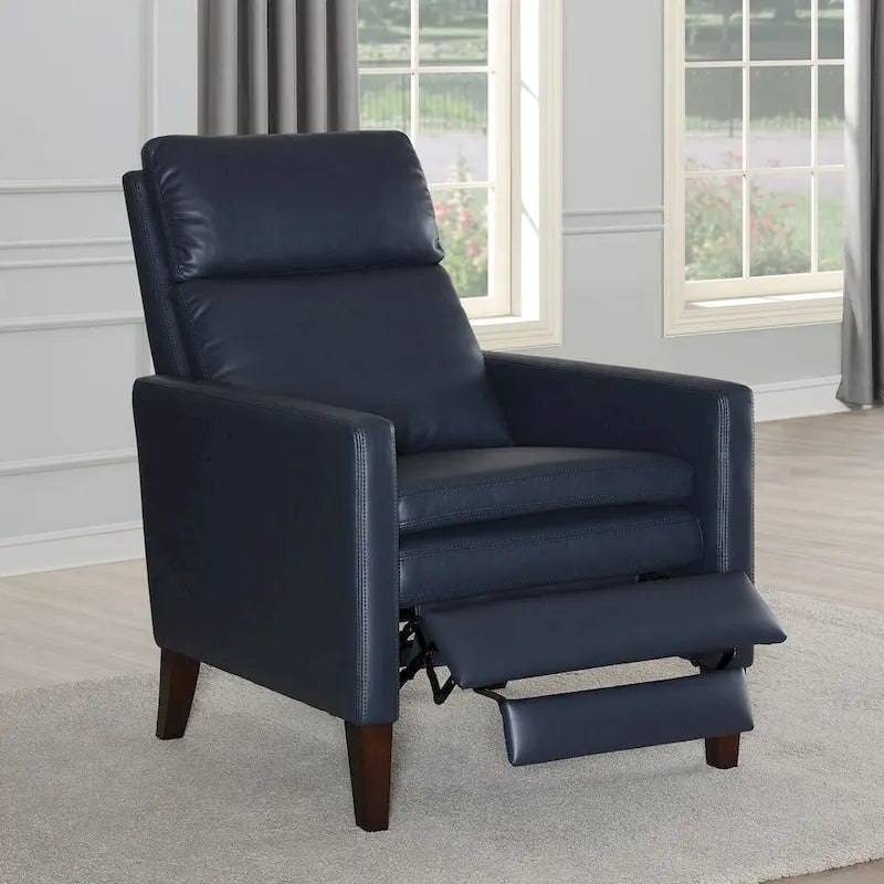 Fotel rozkładany Vesper z ekoskóry z mechanizmem push-back, Greyson Living
