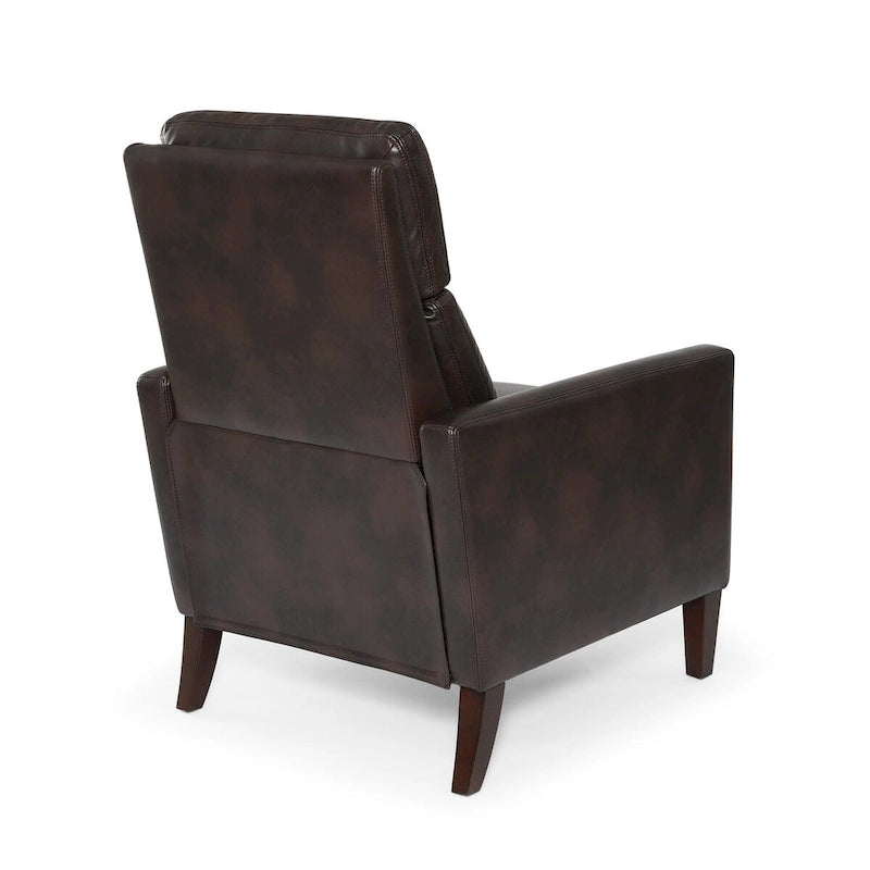 Fotel rozkładany Vesper z ekoskóry z mechanizmem push-back, Greyson Living