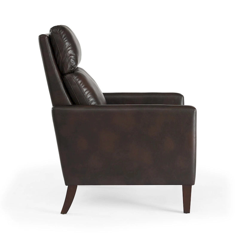 Fotel rozkładany Vesper z ekoskóry z mechanizmem push-back, Greyson Living