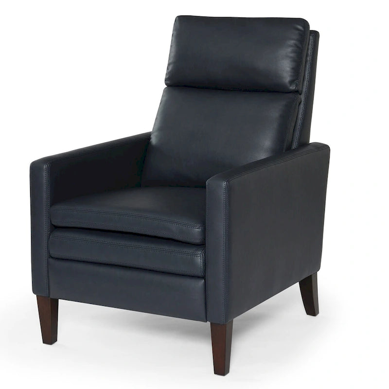 Fotel rozkładany Vesper z ekoskóry z mechanizmem push-back, Greyson Living