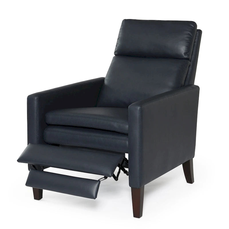 Fotel rozkładany Vesper z ekoskóry z mechanizmem push-back, Greyson Living