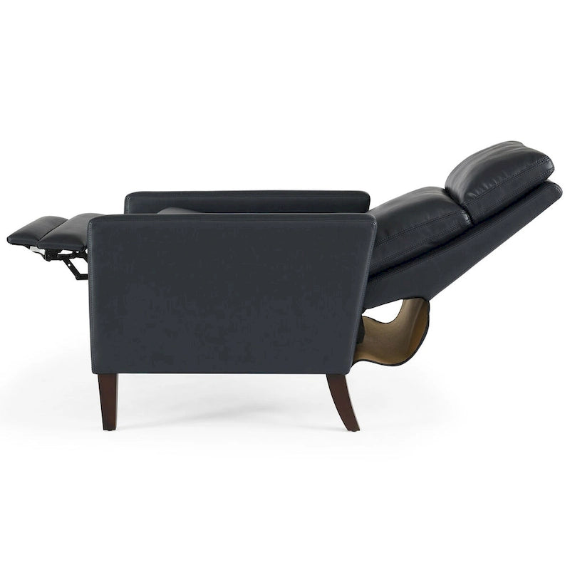 Fotel rozkładany Vesper z ekoskóry z mechanizmem push-back, Greyson Living
