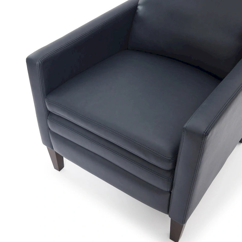 Fotel rozkładany Vesper z ekoskóry z mechanizmem push-back, Greyson Living