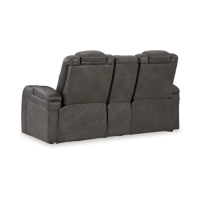Canapé inclinable électrique avec console Fyne-Dyme Signature Design by Ashley - 74 po L x 43 po P x 43 po H