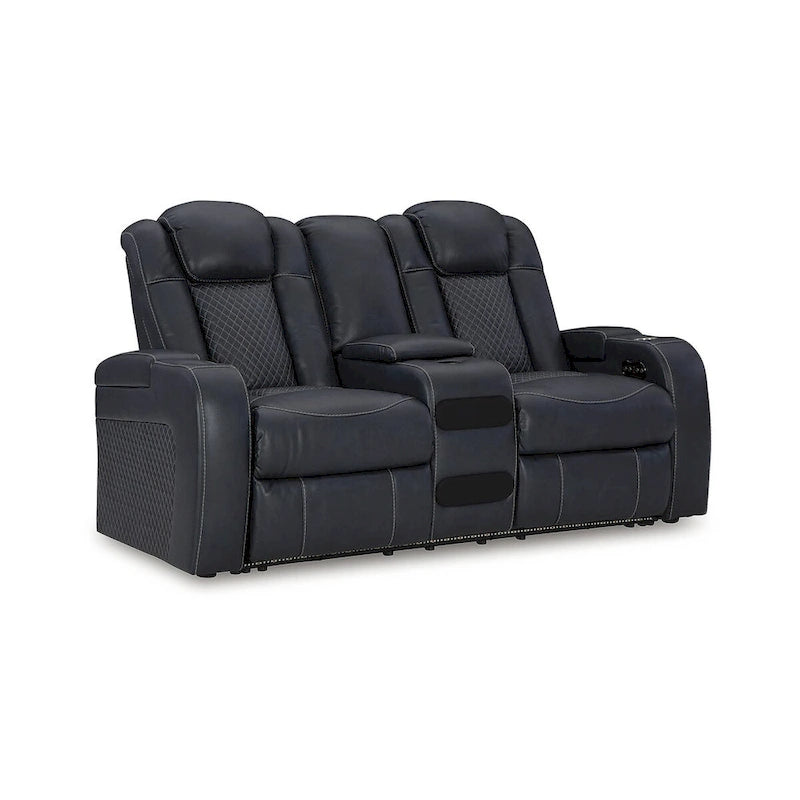 Canapé inclinable électrique avec console Fyne-Dyme Signature Design by Ashley - 74 po L x 43 po P x 43 po H