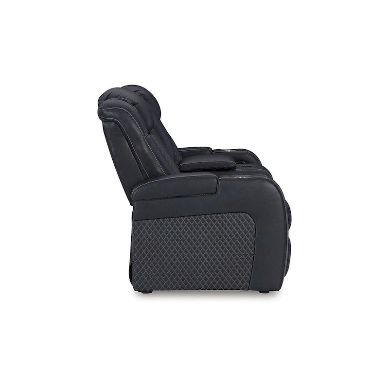 Canapé inclinable électrique avec console Fyne-Dyme Signature Design by Ashley - 74 po L x 43 po P x 43 po H