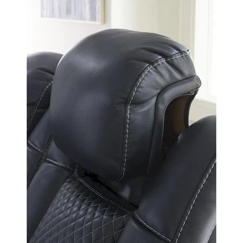 Canapé inclinable électrique avec console Fyne-Dyme Signature Design by Ashley - 74 po L x 43 po P x 43 po H
