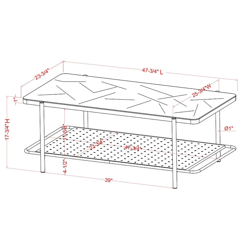 Ensemble de 3 tables basses Puetz contemporaines à plateau en verre blanc par Furniture of America