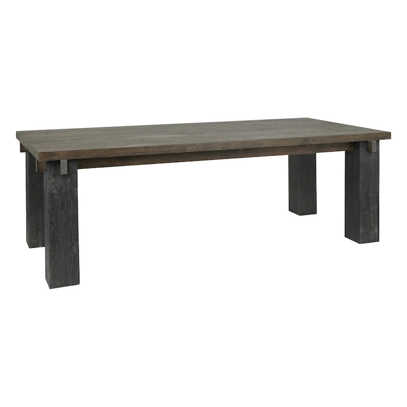 Classic Home Duncan Table de salle à manger en bois massif recyclé 90