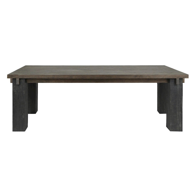 Classic Home Duncan Table de salle à manger en bois massif recyclé 90
