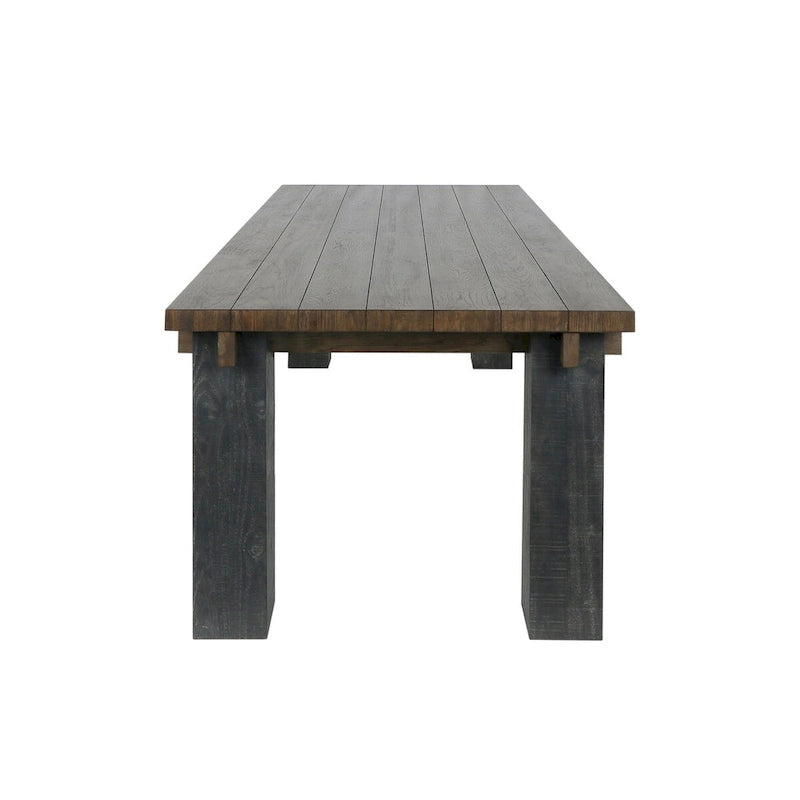 Classic Home Duncan Table de salle à manger en bois massif recyclé 90