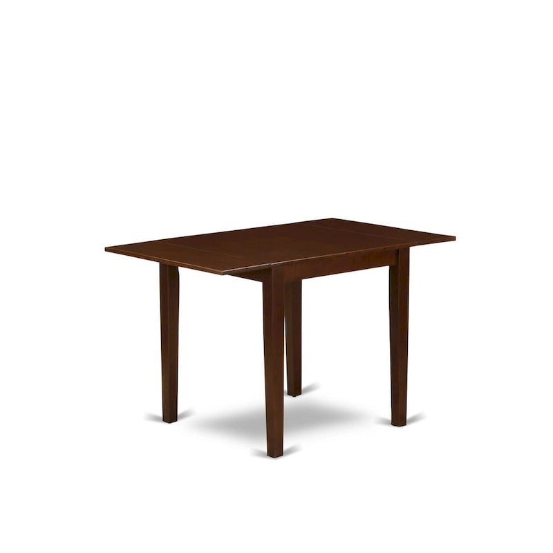 Ensemble de table de cuisine East West Furniture, composé d'une table à manger rectangulaire et de chaises Parson, acajou (options de pièces)